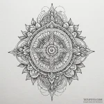 A, concept art for tattoo, on a clean white p… — эскиз тату (№1750659857_1, 23.06.2025 06:24) — Tatufoto.com