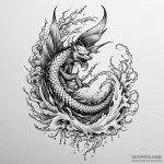 Apocalyptic butterfly with burning wings, ink… — эскиз тату (№1750662445_0, 23.06.2025 07:07) — Tatufoto.com