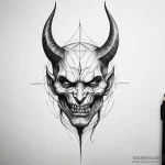 Devil — эскиз тату (№1750668011_0, 23.06.2025 08:40) — Tatufoto.com