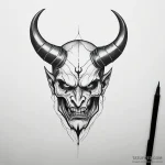 Devil — эскиз тату (№1750668011_1, 23.06.2025 08:40) — Tatufoto.com