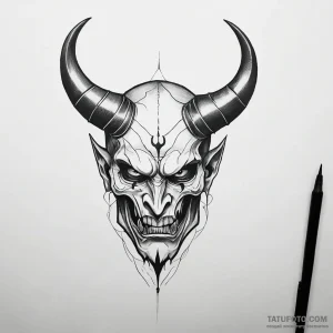 Devil - эскиз тату (№1750668011_1, 23.06.2025 08:40) — Tatufoto.com