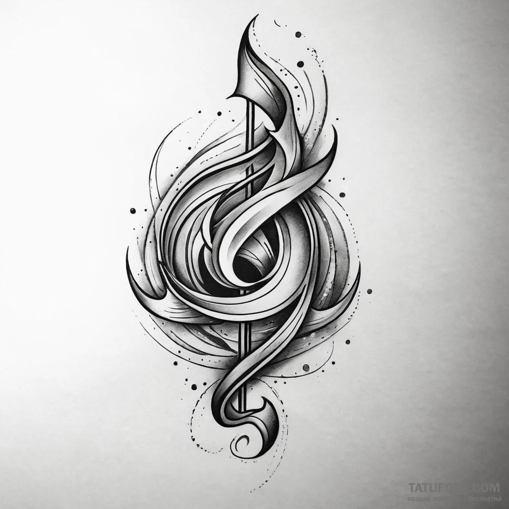 Shadow flame swirling in darkness, tattoo ske... - эскиз тату (№1750668075_1, 23.06.2025 08:41) — Tatufoto.com