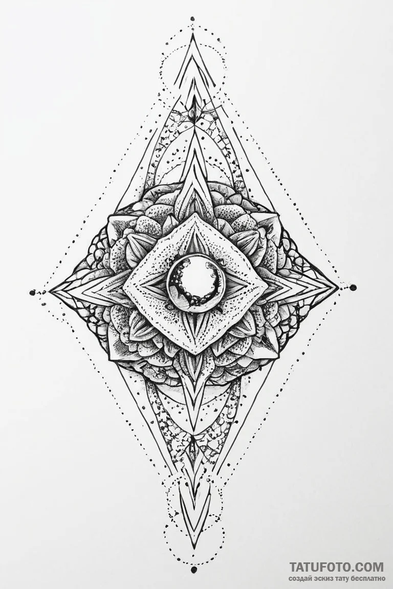 Zircon relic glowing in darkness, tattoo draw... - эскиз тату (№1750668683_1, 23.06.2025 08:51) — Tatufoto.com
