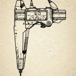 Vernier caliper, a tool for precise measureme… — эскиз тату (№1750670545_0, 23.06.2025 09:22) — Tatufoto.com