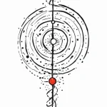 Meteor trail spiraling through stars, tattoo… — эскиз тату (№1750671500_1, 23.06.2025 09:38) — Tatufoto.com