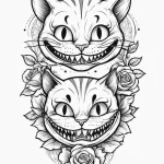 The cheshire cat’s grin (is there, but can be… — эскиз тату (№1750672591_0, 23.06.2025 09:56) — Tatufoto.com