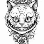 The cheshire cat’s grin (is there, but can be… — эскиз тату (№1750672591_1, 23.06.2025 09:56) — Tatufoto.com