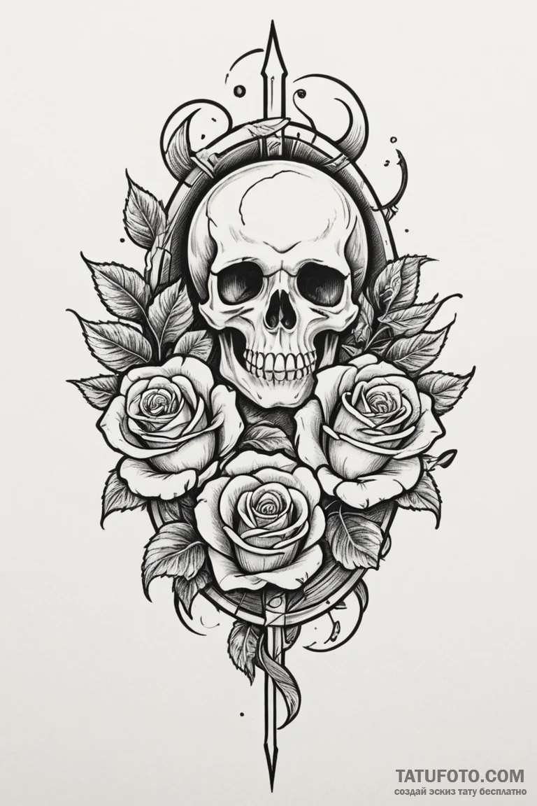 Jagged relic beneath spectral storm, tattoo d... - эскиз тату (№1750675986_0, 23.06.2025 10:53) — Tatufoto.com