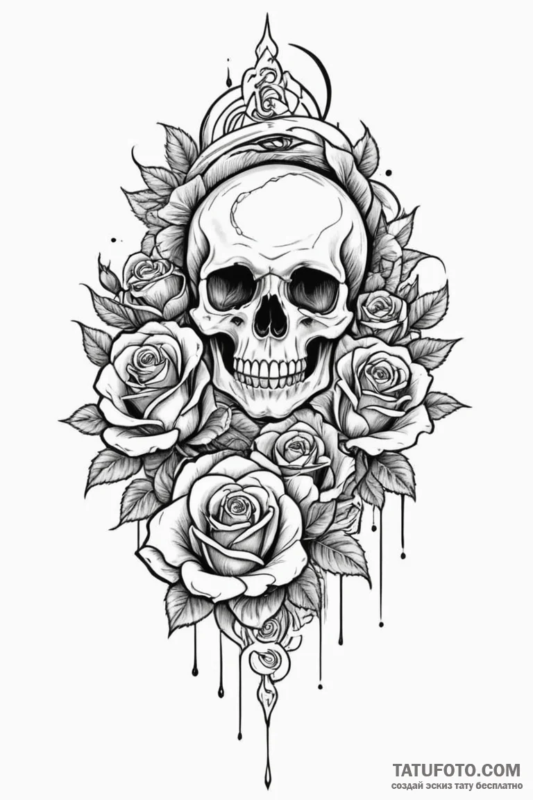 Jagged relic beneath spectral storm, tattoo d... - эскиз тату (№1750677076_0, 23.06.2025 11:11) — Tatufoto.com