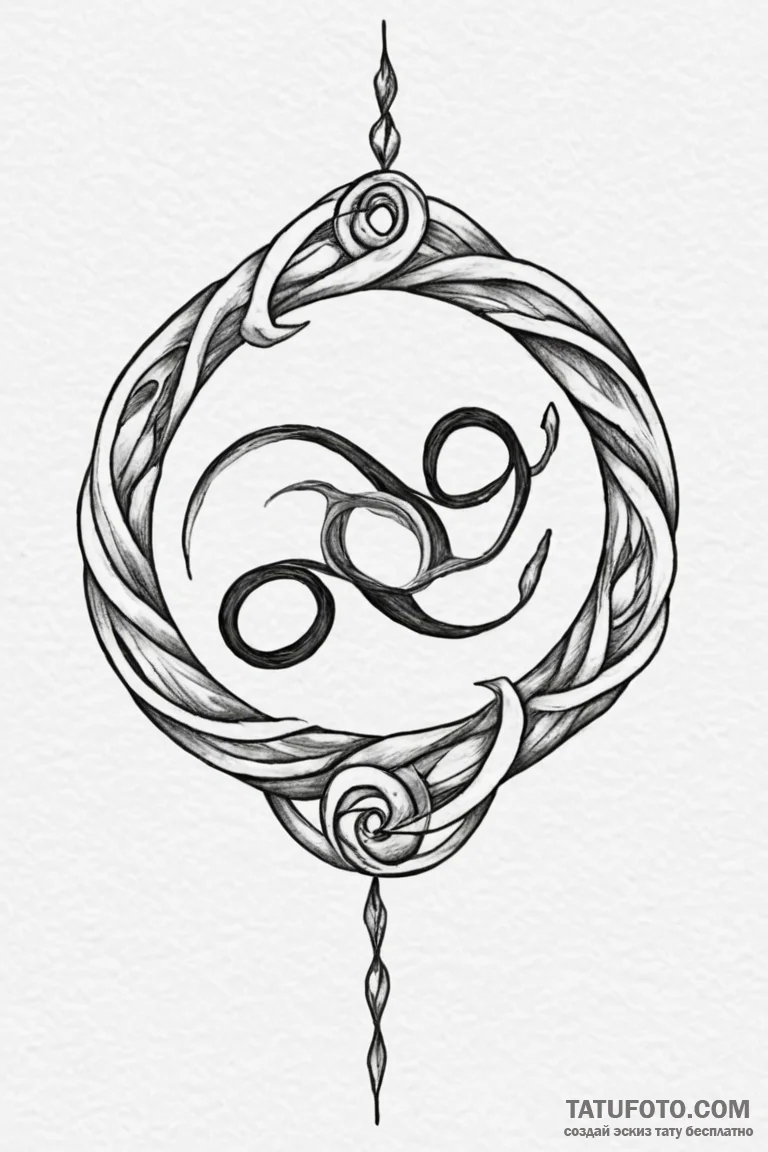 Triskelion - эскиз тату (№1750679782_0, 23.06.2025 11:56) — Tatufoto.com