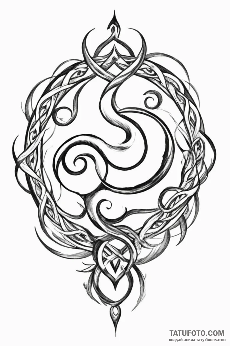 Triskelion - эскиз тату (№1750679782_1, 23.06.2025 11:56) — Tatufoto.com