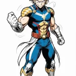 A neo-traditional tattoo of all might from my… — эскиз тату (№1750680409_1, 23.06.2025 12:06) — Tatufoto.com