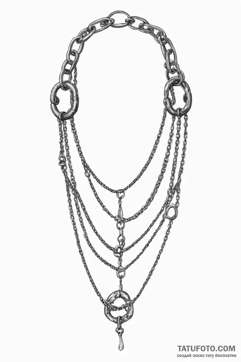 Chain - эскиз тату (№1750683654_1, 23.06.2025 13:00) — Tatufoto.com