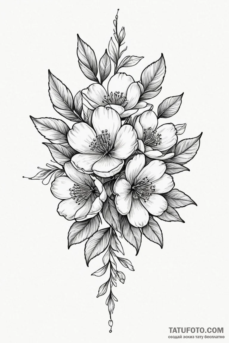 Apricot - эскиз тату (№1750683997_0, 23.06.2025 13:06) — Tatufoto.com