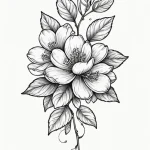Apricot — эскиз тату (№1750683997_1, 23.06.2025 13:06) — Tatufoto.com