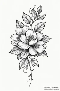 Apricot - эскиз тату (№1750683997_1, 23.06.2025 13:06) — Tatufoto.com