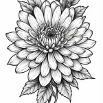 Chrysanthemum — эскиз тату (№1750687191_1, 23.06.2025 13:59) — Tatufoto.com