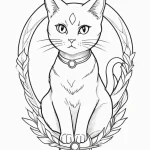 A sketch of luna and artemis, the cats from s… — эскиз тату (№1750688285_1, 23.06.2025 14:18) — Tatufoto.com