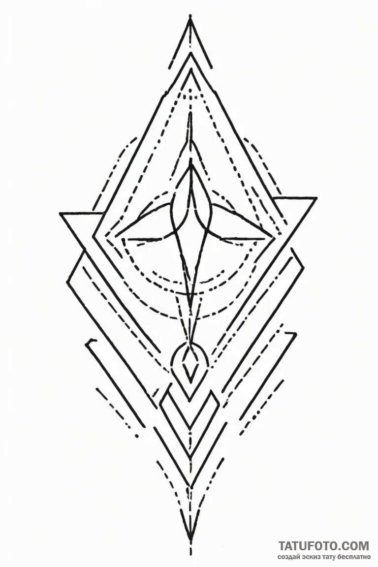 A dotwork tattoo of the weyland-yutani corpor... - эскиз тату (№1750689698_0, 23.06.2025 14:41) — Tatufoto.com