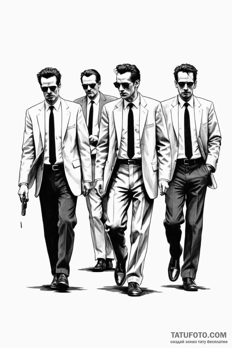 A neo-traditional tattoo of the "walking" sce... - эскиз тату (№1750689863_0, 23.06.2025 14:44) — Tatufoto.com