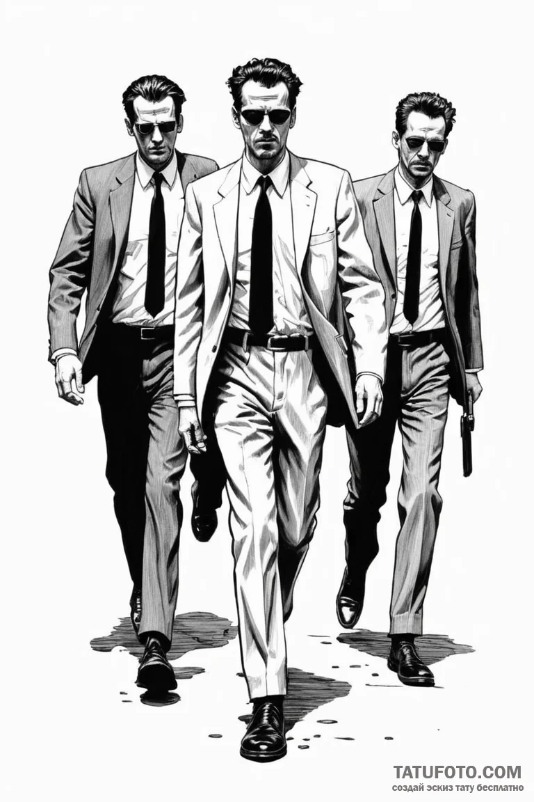 A neo-traditional tattoo of the "walking" sce... - эскиз тату (№1750689863_1, 23.06.2025 14:44) — Tatufoto.com