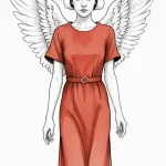 A graphic novel style portrait of the main ch… — эскиз тату (№1750690516_0, 23.06.2025 14:55) — Tatufoto.com
