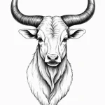 Horns — эскиз тату (№1750693273_1, 23.06.2025 15:41) — Tatufoto.com