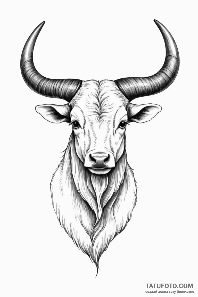Horns - эскиз тату (№1750693273_1, 23.06.2025 15:41) — Tatufoto.com