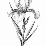 Iris — эскиз тату (№1750693505_1, 23.06.2025 15:45) — Tatufoto.com