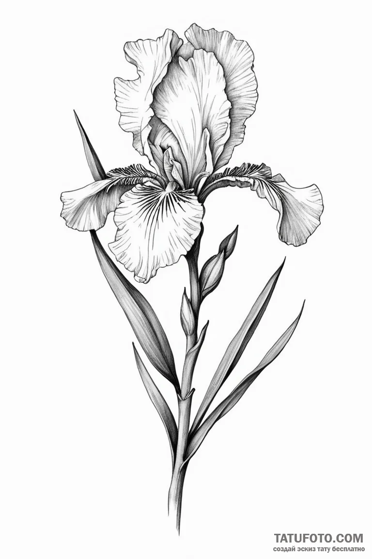 Iris - эскиз тату (№1750693505_1, 23.06.2025 15:45) — Tatufoto.com