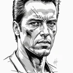 терминатор (the terminator): — эскиз тату (№1750693733_1, 23.06.2025 15:48) — Tatufoto.com