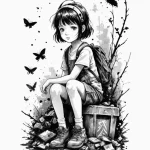 A trash polka composition of the horrors of w… — эскиз тату (№1750693885_0, 23.06.2025 15:51) — Tatufoto.com