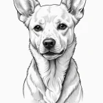 Dog — эскиз тату (№1750695123_1, 23.06.2025 16:12) — Tatufoto.com