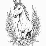 Unicorn — эскиз тату (№1750695196_1, 23.06.2025 16:13) — Tatufoto.com