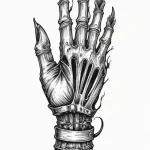 A neo-traditional tattoo of freddy krueger’s… — эскиз тату (№1750695523_1, 23.06.2025 16:18) — Tatufoto.com