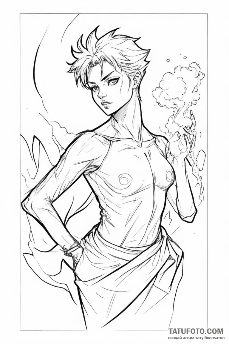 A graphic novel panel of neo's "whoa" moment. - эскиз тату (№1750696420_0, 23.06.2025 16:33) — Tatufoto.com