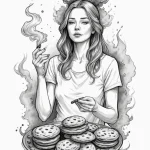 A sketch of the oracle, surrounded by smoke a… — эскиз тату (№1750698140_1, 23.06.2025 17:02) — Tatufoto.com
