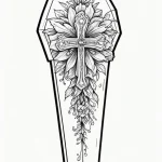 Coffin — эскиз тату (№1750698278_0, 23.06.2025 17:04) — Tatufoto.com