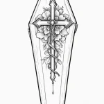 Coffin — эскиз тату (№1750698278_1, 23.06.2025 17:04) — Tatufoto.com