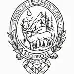 A linework tattoo of the moordale secondary s… — эскиз тату (№1750700080_0, 23.06.2025 17:34) — Tatufoto.com