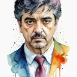A watercolor tattoo of the surreal, saturated… — эскиз тату (№1750700361_1, 23.06.2025 17:39) — Tatufoto.com