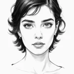 A neo-traditional portrait of one of the «chi… — эскиз тату (№1750700434_1, 23.06.2025 17:40) — Tatufoto.com