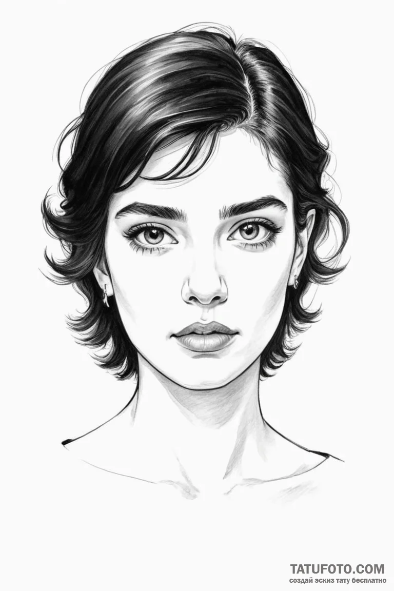 A neo-traditional portrait of one of the "chi... - эскиз тату (№1750700434_1, 23.06.2025 17:40) — Tatufoto.com