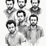 A watercolor sketch of the main characters fr… — эскиз тату (№1750700829_1, 23.06.2025 17:47) — Tatufoto.com