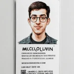 A minimalist tattoo of the «mclovin» id card, — эскиз тату (№1750700900_0, 23.06.2025 17:48) — Tatufoto.com