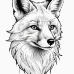Fox — эскиз тату (№1750701120_0, 23.06.2025 17:52) — Tatufoto.com