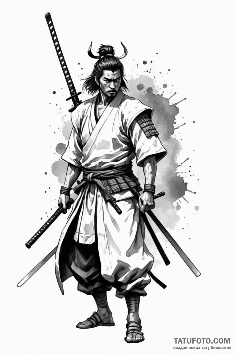 Samurai - эскиз тату (№1750710246_1, 23.06.2025 20:24) — Tatufoto.com