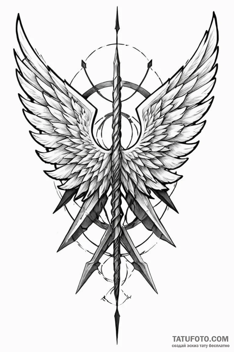 A neo-traditional tattoo of the survey corps... - эскиз тату (№1750711155_1, 23.06.2025 20:39) — Tatufoto.com
