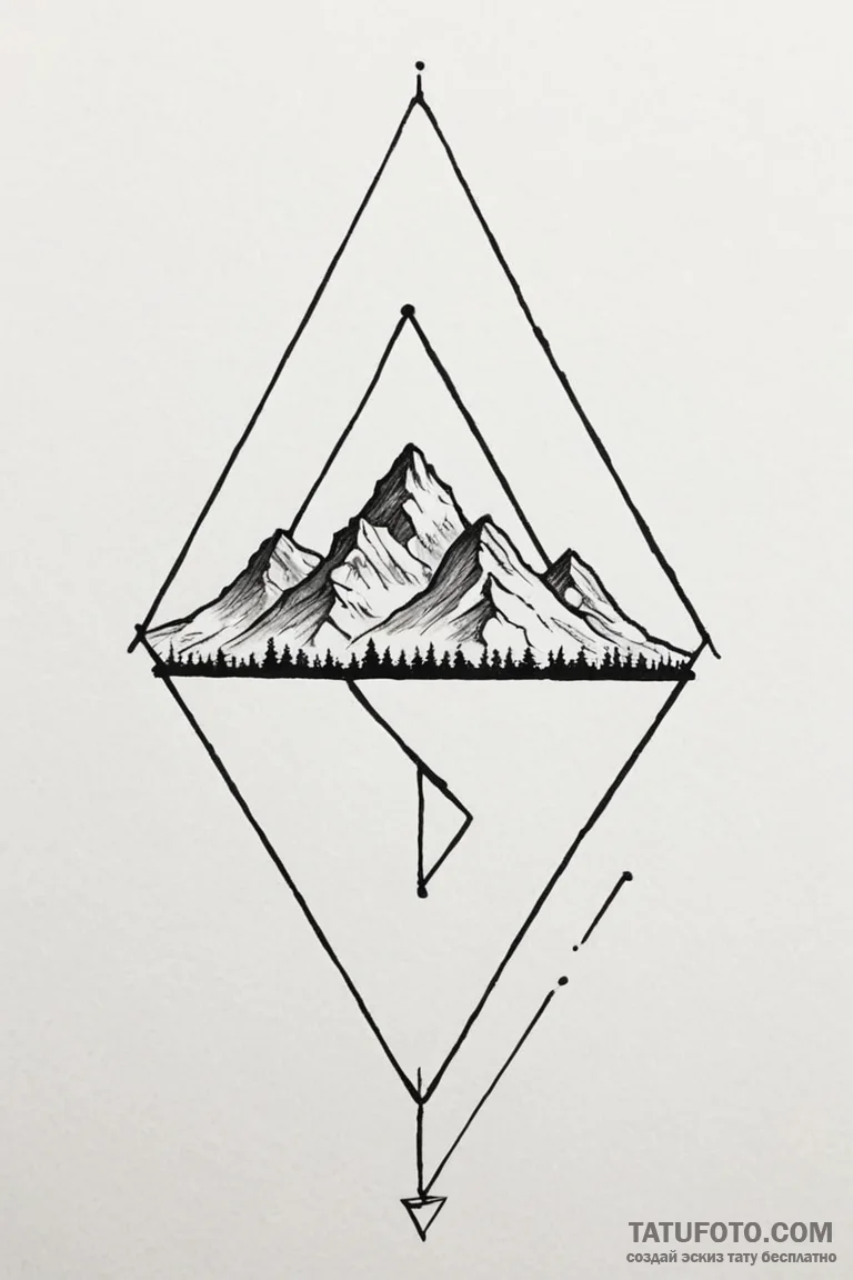Peak ace - эскиз тату (№1750712058_0, 23.06.2025 20:54) — Tatufoto.com