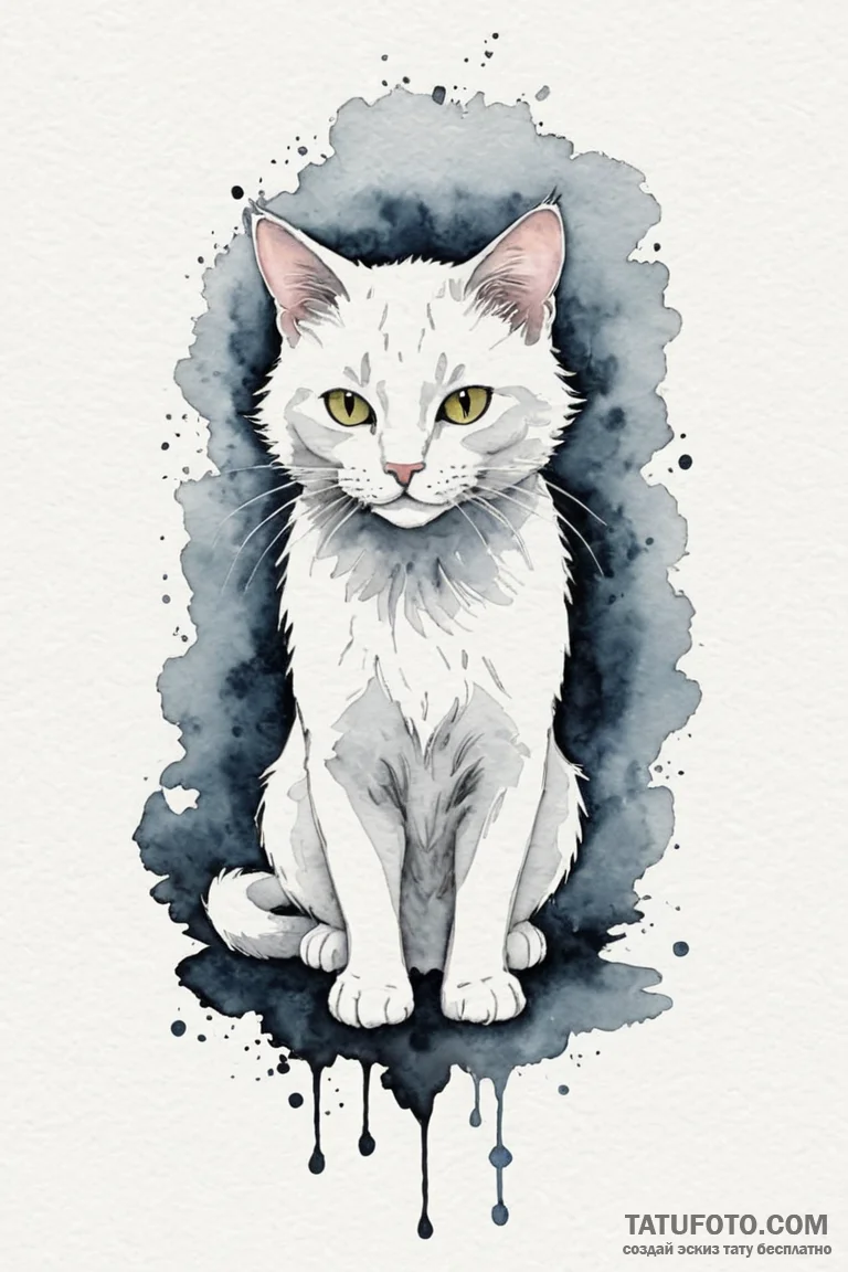A watercolor sketch of the animated "a dream... - эскиз тату (№1750718491_1, 23.06.2025 22:41) — Tatufoto.com